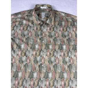 Vintage Burma Bibas Hawaiian Shirt Mens XL Button Up 60 Singles Cotton